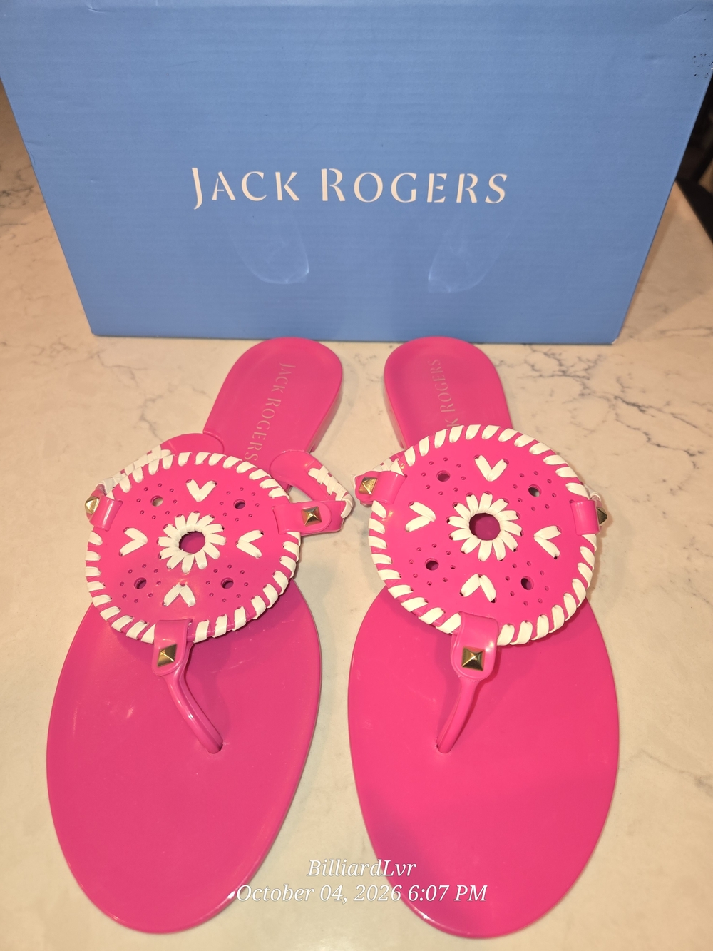 Jack Rogers Women's Hot Pink Sandal Thong